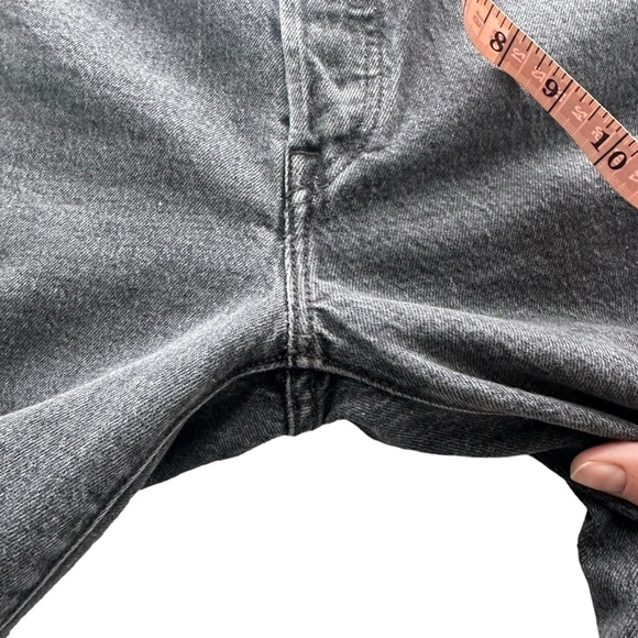 LEVI’S Washed Black 501’s Button Fly Straight Leg Jeans 36200-0014 Crop W24 L26 - Picture 13 of 15